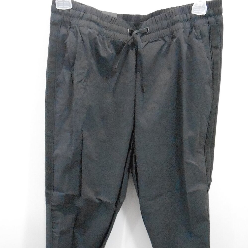 Adidas Womens Black Loose Fit Straight Leg 7/8 Style Golf Pants Size-Lg-NWT
